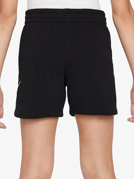 Αθλητικό Παιδικό Σορτς/Βερμούδα Sportswear Club French Terry Μαύρο