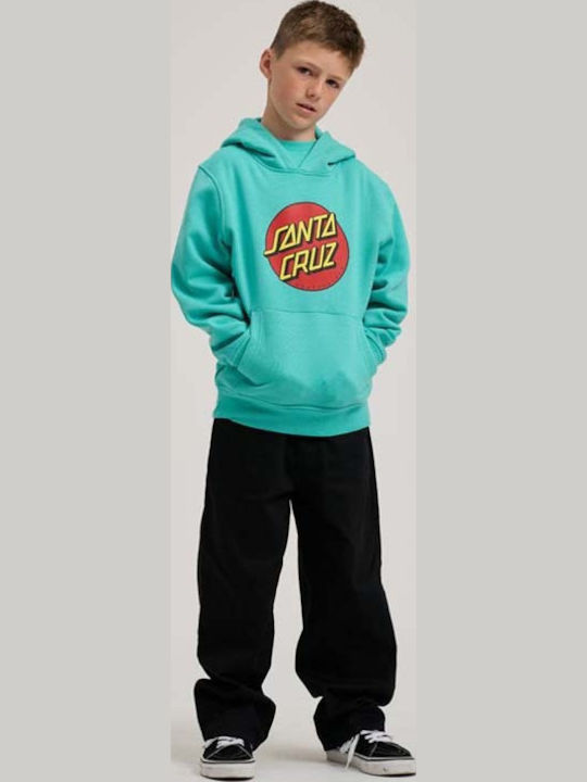 Kids Sweatshirt with Hood and Pockets Light Blue