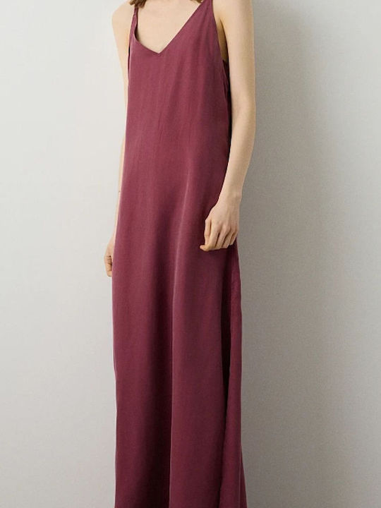 Summer Maxi Dress Bordeaux