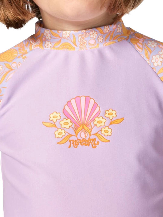 Rip Curl Costum de baie pentru copii Bluză cu mânecă lungă Lilac Rip Curl Costum de baie pentru copii Bluză cu mânecă lungă Lilac