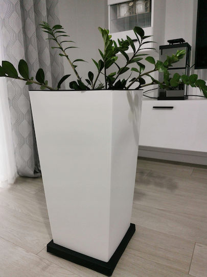 Prosperplast Βάση Γλάστρας Πλαστική Γκρι με Ρόδες 39x39εκ.