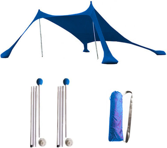 New Camp Lycra Shelter 4 Ατόμων Sea Blue