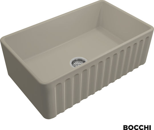 Bocchi Vessel Sink Porcelain W76xD46cm Brown