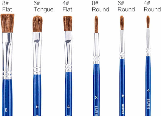 Deli Arte Nuevo Pinselset 6-teilig 73921