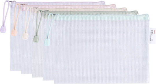 A5 Zipper Folder Deli Ef281 Colorful