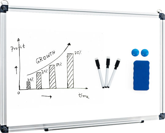 Costway Magnet Notice Board 50x35cm