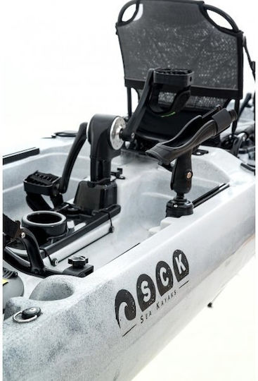 SCK SCK-C2-WH/BK Πλαστικό Kayak Ψαρέματος 2 Ατόμων Λευκό