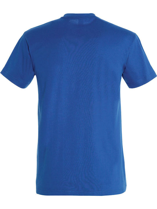 Kids' T-shirt Royal Blue Stitch Hawaiian Flowers