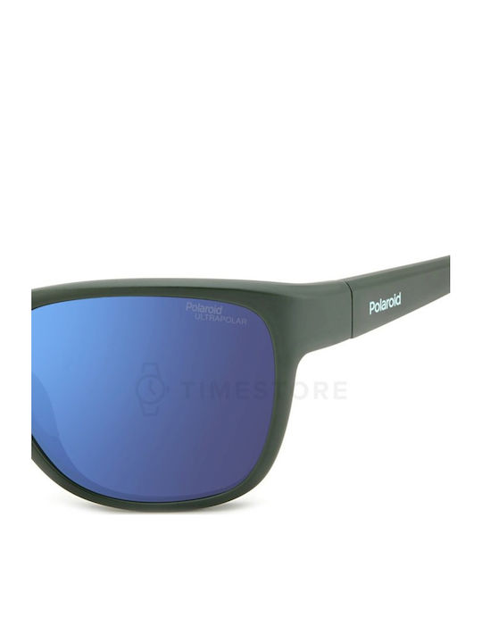 Polaroid Unisex Sonnenbrille mit Grün Kunststoff Gestell und Grün Linse PLD7051/S DLD/QG