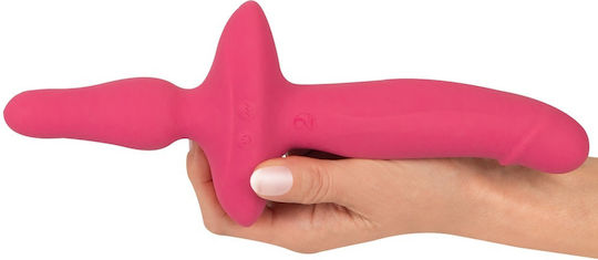 Couples Choice 2in1 Vibrator + Butt Plug Двойна Вибратор с Дистанционно Управление 2см Розов
