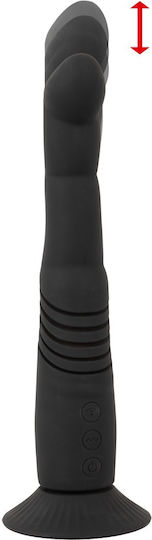 Couples Choice G P-Spot Vibrator for Couples with Remote Control 15cm Black