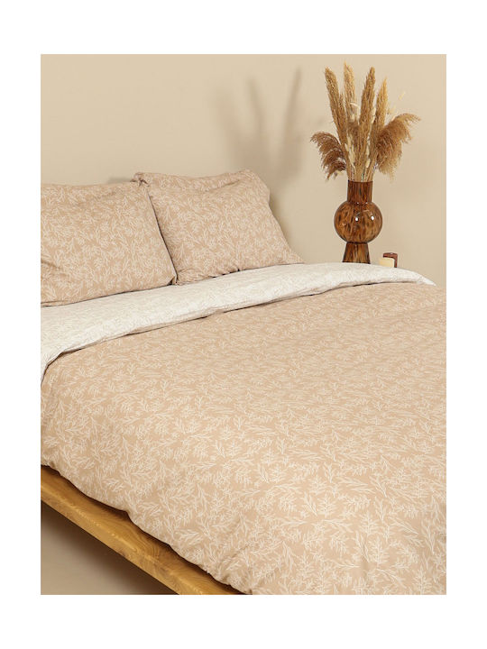 Sunshine Cotton Feelings 2052 Σετ Μαξιλαροθήκες με Φάσα Beige 50x70εκ.