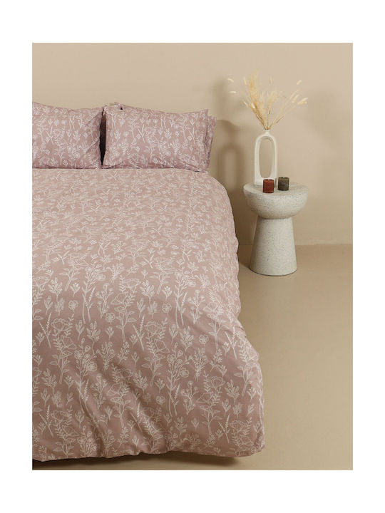 Sunshine Cotton Feelings 2050 Σετ Μαξιλαροθήκες με Φάσα 2050 Powder 50x70εκ.
