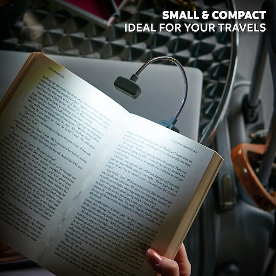 IF Really Compact Book Light LED with Clip Orange
