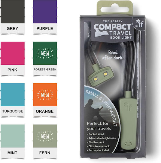 IF Really Compact Book Light LED with Clip