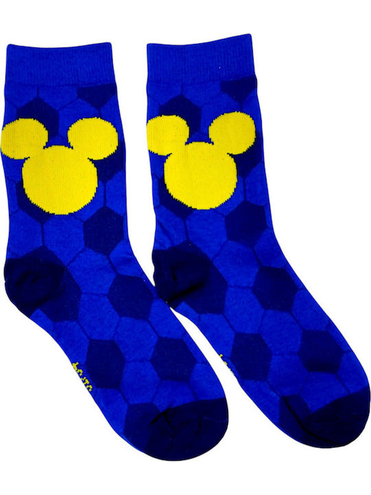Disney Παιδικές Κάλτσες Mickey Γκρι 3 Ζευγάρια