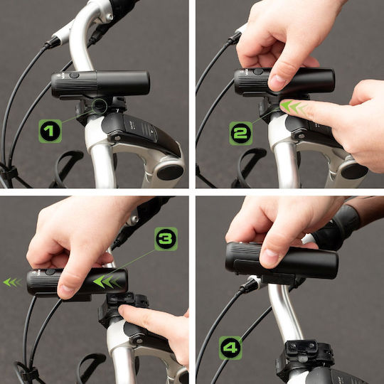 Vayox BX11039 Reîncărcabil Partea din față Lumină Bicicletă