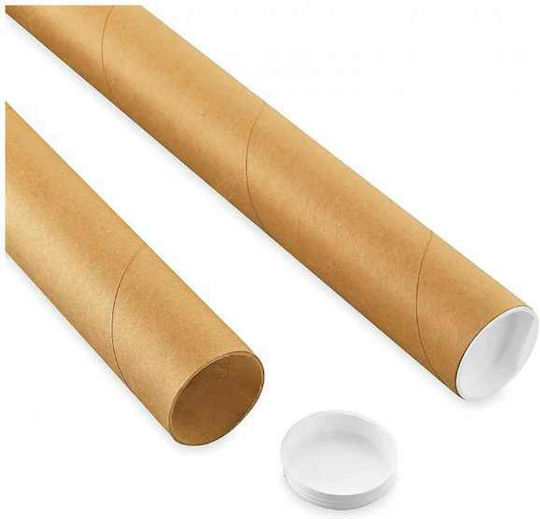 Capace din plastic pentru tuburi de carton cu diametrul de 77 mm