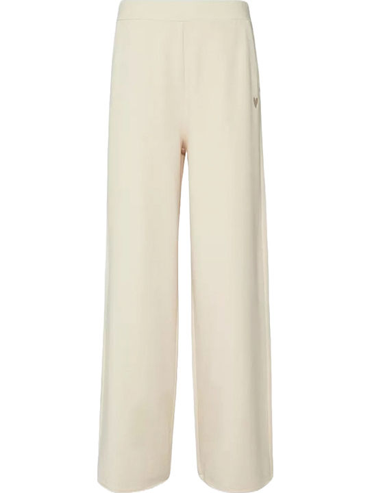 Women's Fabric Trousers Beige