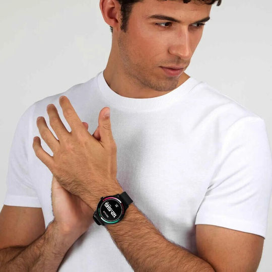 Sector S-06 51mm Smartwatch με Παλμογράφο (Μαύρο)