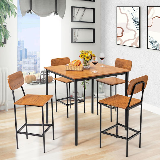 Dining Room 5pcs 90x90cm