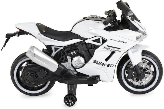 Παιδική Μηχανή Surfer Ηλεκτροκίνητη 12 Volt Λευκή για 3+ ετών