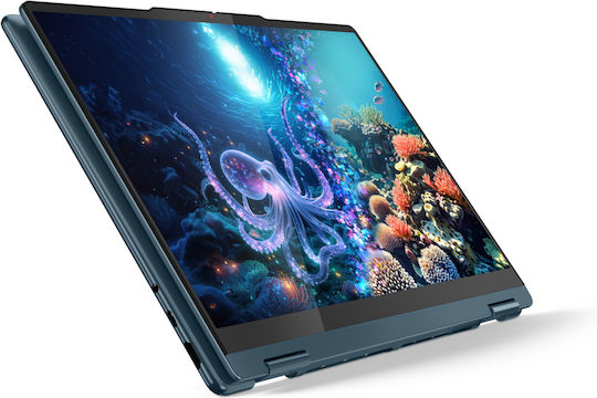 Lenovo Yoga 7 2-in-1 14AKP10 14" OLED FHD+ Touchscreen (Ryzen AI 300 Series-7 350/16GB/1TB SSD/W11 Home) Tidal Teal (GR Keyboard)