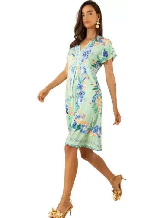 Sommer Mini Damenkleid Mint