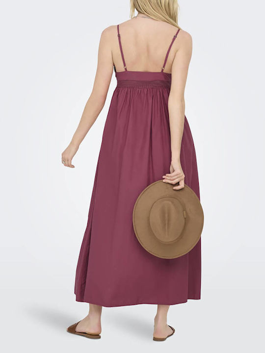 Briar Summer Midi Dress Earth Red