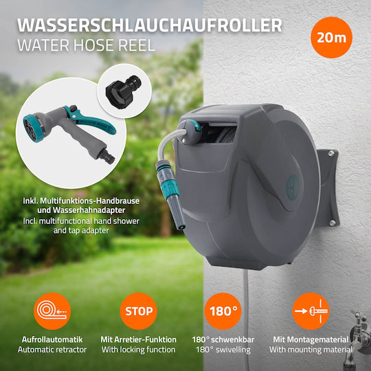 Ecd Deutschland 20m+2m Aufrollbar 9 180°