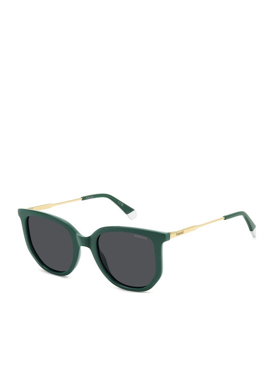 Polaroid Ochelari De Soare Pentru Femei Cu Ramă Verde Din Plastic Și Lentile Gri Polarized PLD4185/S/X 1ED/M9