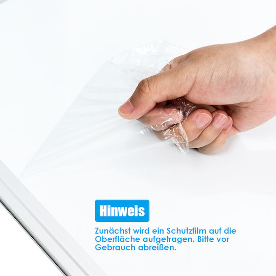 Costway Magnetic Hanging Dry Erase Board 60x40cm