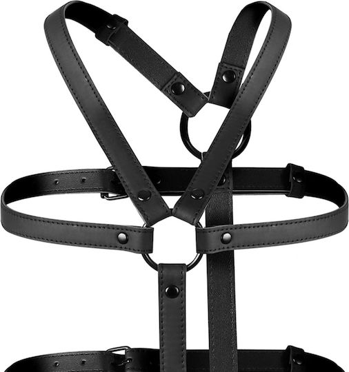 Fetish Submissive Curele de Imobilizare în Culoare Negru