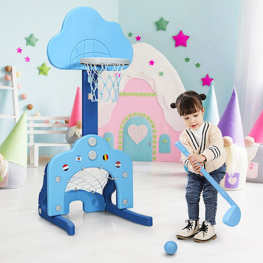 Costway Indoor & Outdoor Basketball Hoop with Stand & Ball