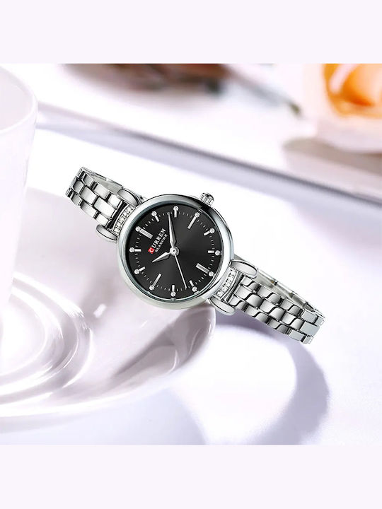 Curren Women's Watch with Silver Metal Bracelet