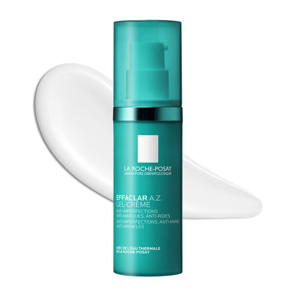 La Roche Posay Effaclar A.Z. Ενυδατικό & Αντιγηραντικό Gel-Κρέμα Προσώπου κατά της Ακμής με Αζελαϊκό, Σαλικυλικό & Υαλουρονικό Οξύ 40ml