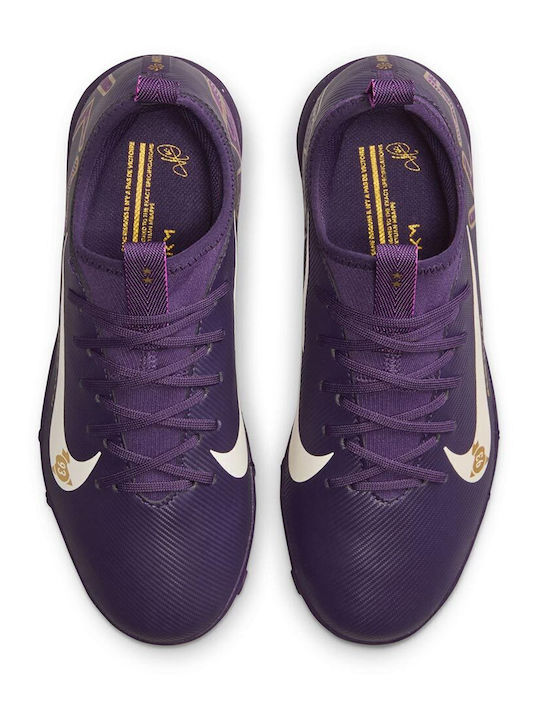 Mercurial Vapor 16 Academy Kylian Mbappé TF Ghete De Fotbal Pentru Copii Cu Talpă Cu Crampoane Violet Intens / Fildeș Pal