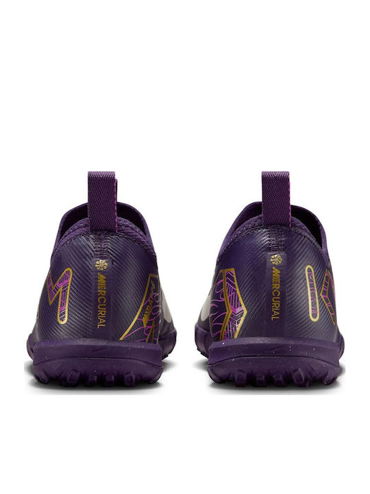 Mercurial Vapor 16 Academy Kylian Mbappé TF Ghete De Fotbal Pentru Copii Cu Talpă Cu Crampoane Violet Intens / Fildeș Pal