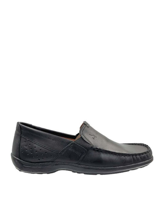 Men's Leather Moccasins Black