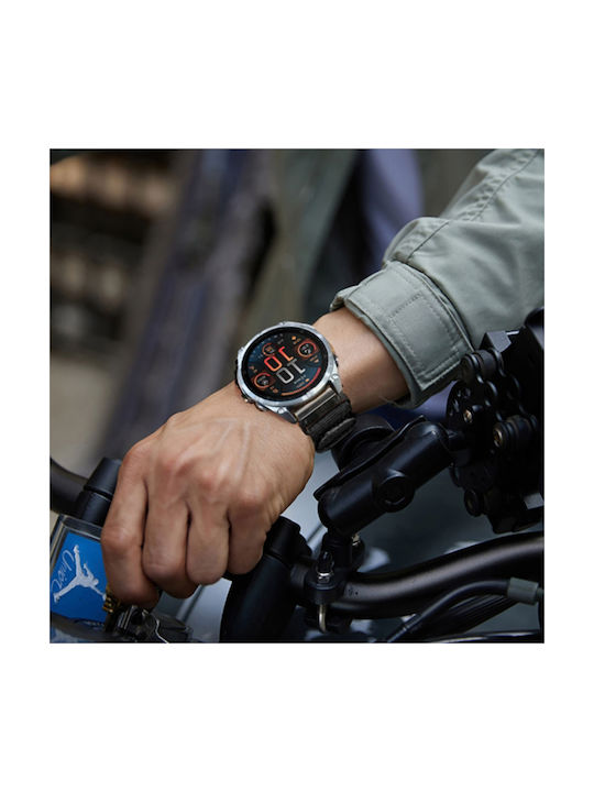 Techsuit Armband Rostfreier Stahl Schwarz (Garmin Fenix 3/3 HR/5X/5X Plus/6X/6X Pro/7X/7X Pro Solar)