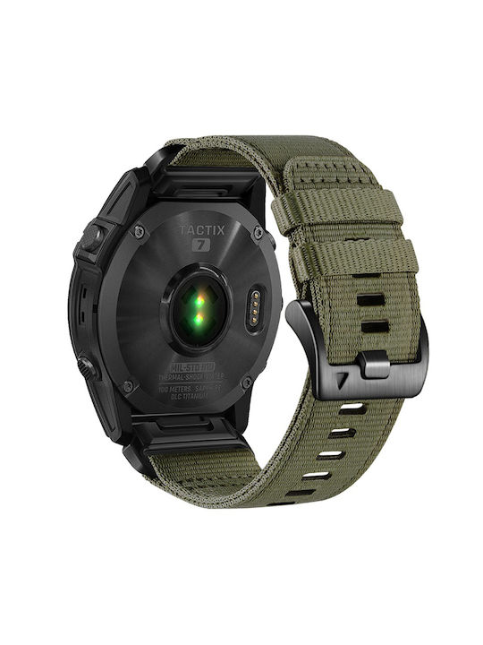 Techsuit Curea Oțel inoxidabil Verde (Garmin Instinct)