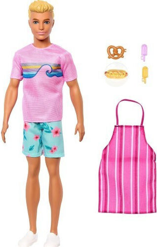 Barbie Mysteries Beach Кукла Момче Кен за 3+ години+ години