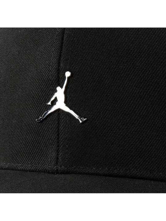 Jordan Kids' Hat Jockey Fabric Metal Jumpman Black