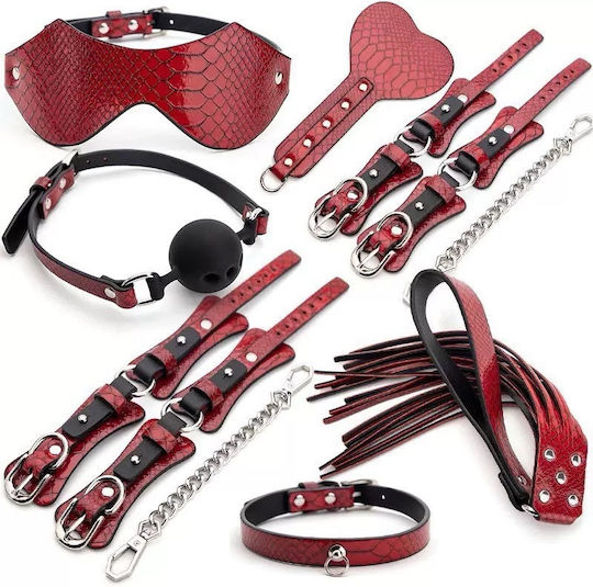 Ophelia's Dream BDSM Kit σε Κόκκινο Χρώμα