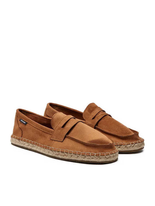 Suede Men's Espadrilles Rust