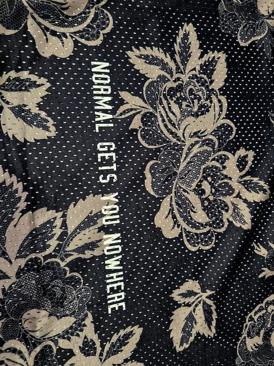 Doily Mesh Αθλητικό T-shirt Black