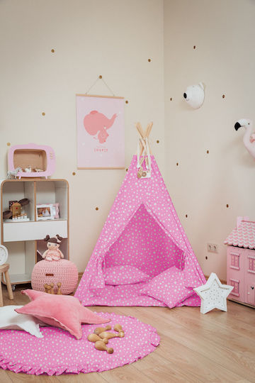 Kinderzelt Indisch Rosa