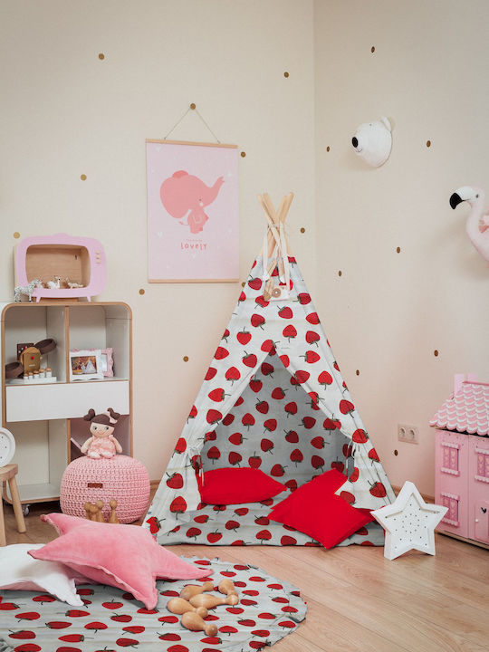 Kids Indian Teepee Play Tent Purple