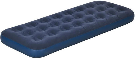 Saltea de Camping Gonflabilă cu Pompa Manuală Inclusă Pvc Albastru Marin 191x73x22 Cm