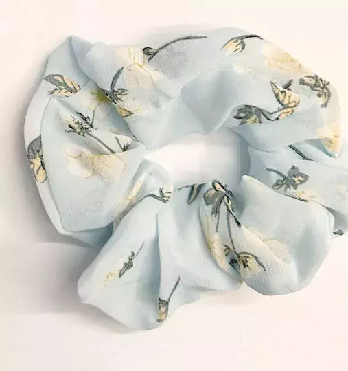 Set 3 Τεμ Scrunchie Σούρα Μαλλιών Μπλε Ροζ Γαλάζιο Bode 47285